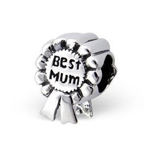 Pandora Best Mum Badge Charm image
