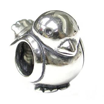 Pandora Bird Hatchling Silver Charm