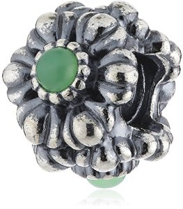 Pandora Birthday Blooms May Chrysoprase Charm