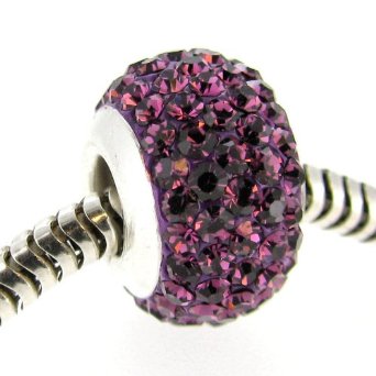 Pandora Birthstone Amethyst Crystal Charm image