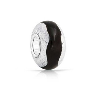 Pandora Black Onyx Color Murano Glass Charm image