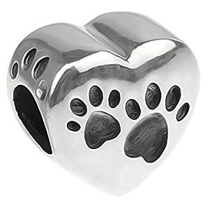 Pandora Black Paw Prints Charm image