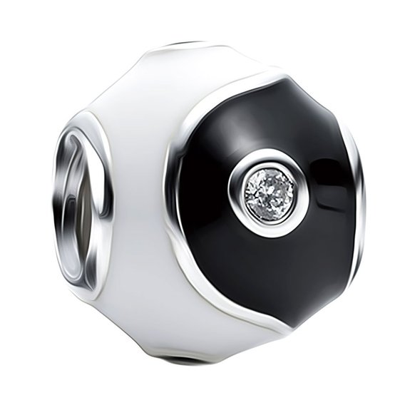 Pandora Black White Yin Yang Charm image