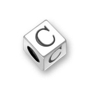 Pandora Block Letter C Charm image