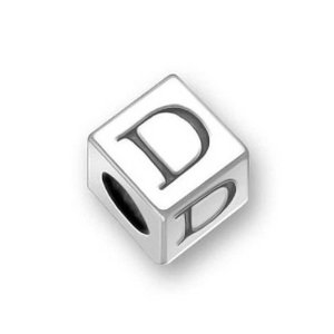 Pandora Block Letter D Charm image