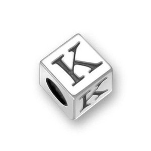 Pandora Block Letter K Charm