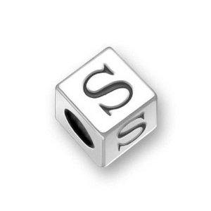 Pandora Block Letter S Charm