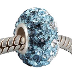Pandora Blue Austrian Crystal Charm