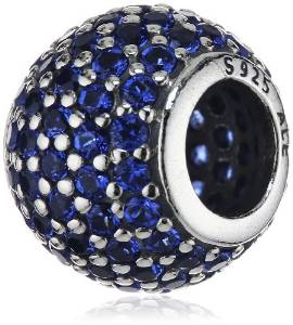Pandora Blue Bubbles Moments Silver Core Bead Charm