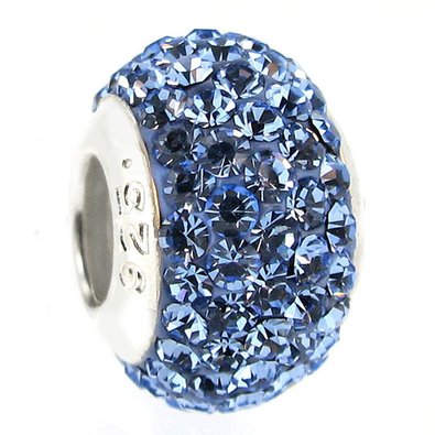 Pandora Blue Crystal March Birthstone Charm image