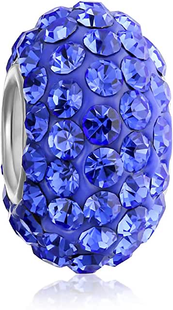 Pandora Blue Crystal Pave Lights Charm image