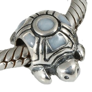 Pandora Blue Enamel Tortoise Charm