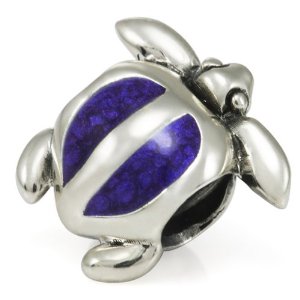 Pandora Blue Enamel Turtle Charm image