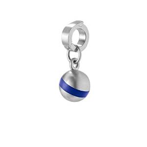 Pandora Blue Enamel Zen Charm