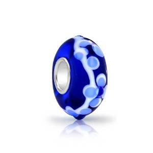 Pandora Blue Murano Floral Charm