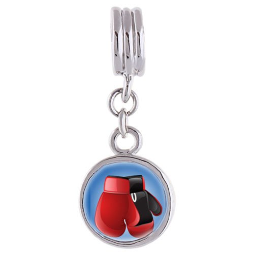 Pandora Boxing Gloves Heart Photo Charm
