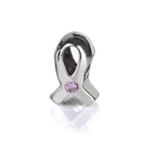 Pandora Breast Cancer Awareness CZ Charm