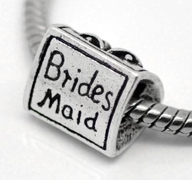 Pandora Bridesmaid Silver Plated Charm