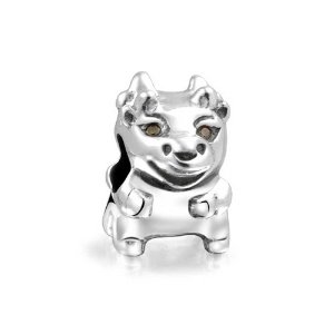 Pandora Bull Cow Silver Charm