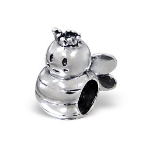 Pandora Bumble Bee Queen Crown Charm