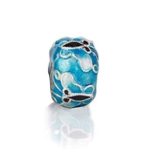 Pandora Butterfly Blue Enamel Charm image