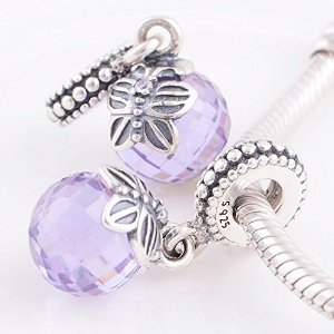 Pandora Butterfly Tanzanite Charm image