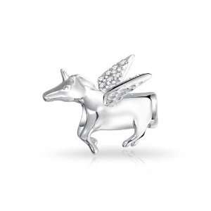 Pandora CZ Winged Horse Charm