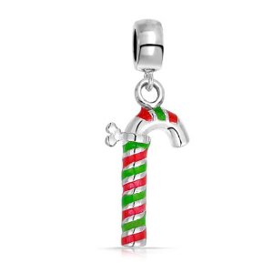 Pandora Candy Cane Christmas Dangle Charm image