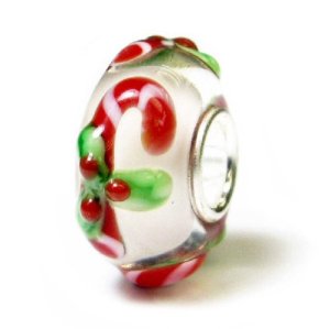 Pandora Candy Cane Stick Glass Charm