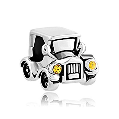 Pandora Car CZ Head Lights Charm image