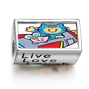 Pandora Cartoon Theme Words Live Love Laugh Charm