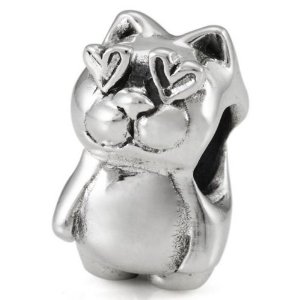 Pandora Cat In Love Charm image