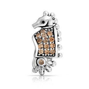 Pandora Champagne CZ Seahorse Charm image