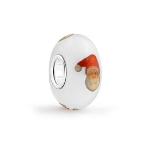 Pandora Christmas Santa Claus Murano Glass Charm