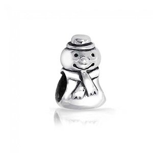 Pandora Christmas Snowman Barrel Charm image