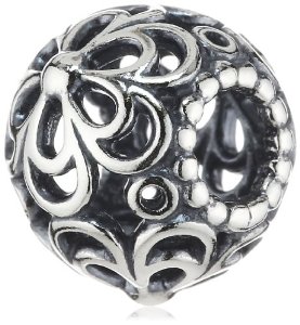 Pandora Circular Flowers Crystals 790965 Charm image