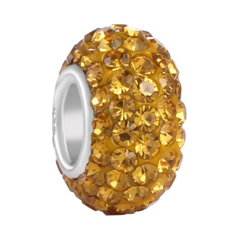 Pandora Citrine Color CZ Crystal November Charm image