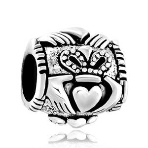 Pandora Claddagh Clover Friendship Charm