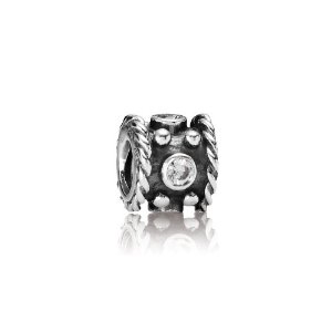 Pandora Clear CZ Stones Circular Charm