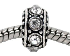 Pandora Clear Rhinestones Spacer Charm