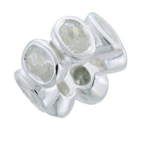 Pandora Clear White Cubic Zirconia Stones Charm image