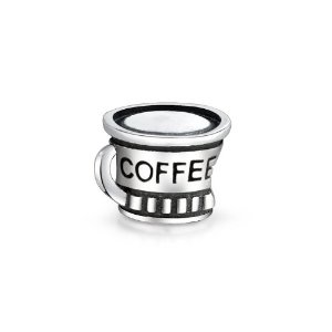 Pandora Coffee Cup Silver Charm image