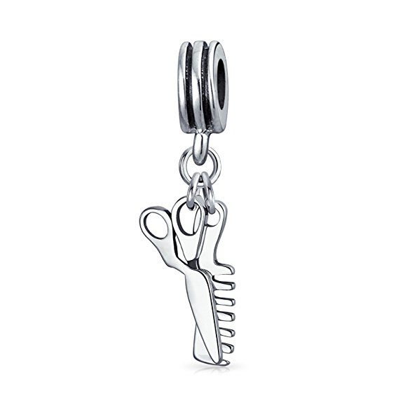 Pandora Comb And Scissors Dangle Charm image