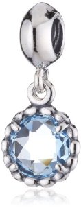 Pandora Cool Breeze Blue Topaz Charm