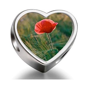 Pandora Corn Poppy Charm