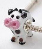 Pandora Cow Glass Charm