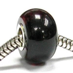 Pandora Creamy Black Amber Charm