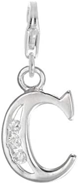 Pandora Crystal Alphabet Letter C Charm image