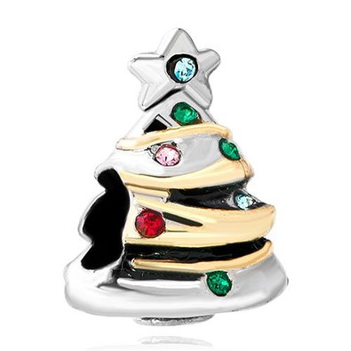 Pandora Crystal Christmas Tree Charm image