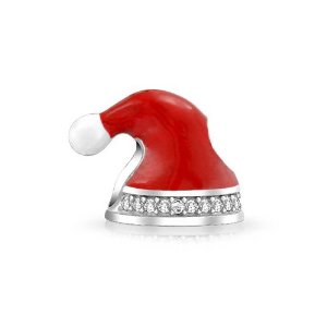 Pandora Crystal Red Santa Hat Charm image